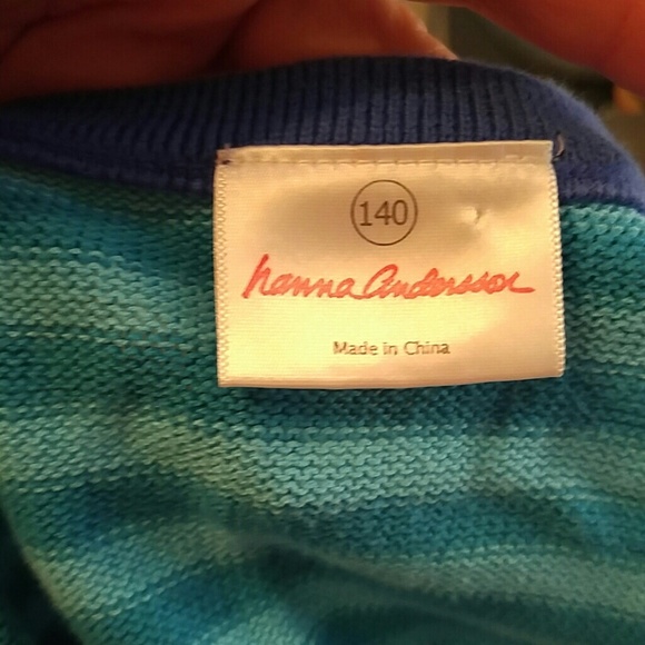 Hanna Andersson Knit Sleeveless Dress Sz  140 (10-12) - Picture 3 of 4